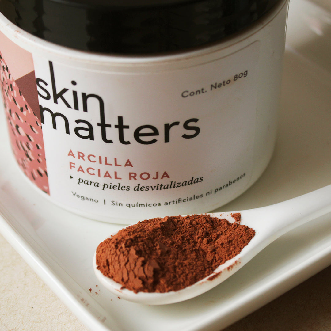 Arcilla Facial Roja - Exfoliante Revitalizante