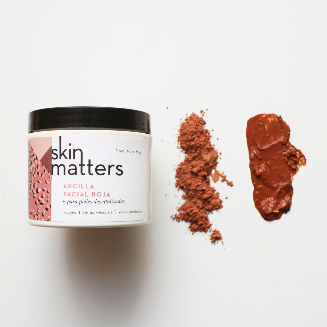 Arcilla Facial Roja - Exfoliante Revitalizante