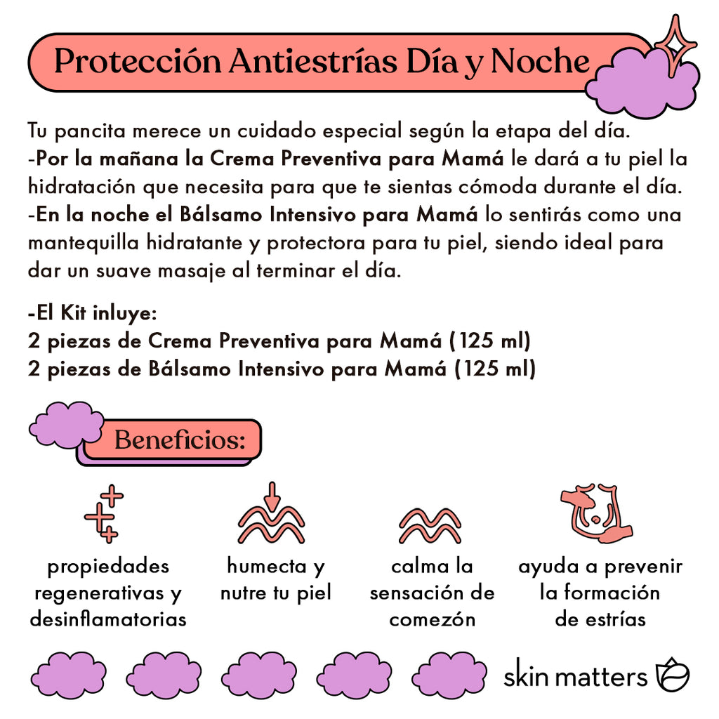 Kit de Protección Antiestrías Día y Noche